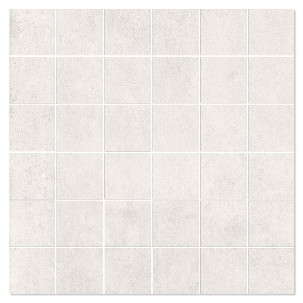 Mosaikkflis Ecostone Lys Grå Matt 30x30 (5x5) cm